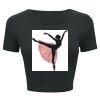 Ladies' Poly-Cotton Crop T-Shirt Thumbnail