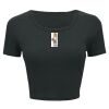Ladies' Poly-Cotton Crop T-Shirt Thumbnail