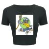 Ladies' Poly-Cotton Crop T-Shirt Thumbnail