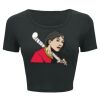 Ladies' Poly-Cotton Crop T-Shirt Thumbnail