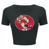 Ladies' Poly-Cotton Crop T-Shirt Thumbnail