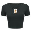 Ladies' Poly-Cotton Crop T-Shirt Thumbnail