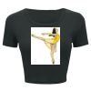 Ladies' Poly-Cotton Crop T-Shirt Thumbnail