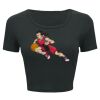 Ladies' Poly-Cotton Crop T-Shirt Thumbnail