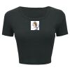 Ladies' Poly-Cotton Crop T-Shirt Thumbnail