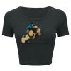 Ladies' Poly-Cotton Crop T-Shirt Thumbnail
