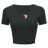 Ladies' Poly-Cotton Crop T-Shirt Thumbnail