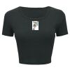 Ladies' Poly-Cotton Crop T-Shirt Thumbnail