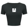 Ladies' Poly-Cotton Crop T-Shirt Thumbnail