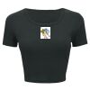 Ladies' Poly-Cotton Crop T-Shirt Thumbnail