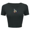 Ladies' Poly-Cotton Crop T-Shirt Thumbnail