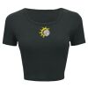 Ladies' Poly-Cotton Crop T-Shirt Thumbnail