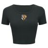Ladies' Poly-Cotton Crop T-Shirt Thumbnail