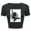 Ladies' Poly-Cotton Crop T-Shirt Thumbnail