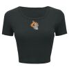 Ladies' Poly-Cotton Crop T-Shirt Thumbnail