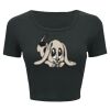 Ladies' Poly-Cotton Crop T-Shirt Thumbnail