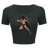 Ladies' Poly-Cotton Crop T-Shirt Thumbnail