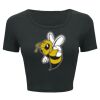 Ladies' Poly-Cotton Crop T-Shirt Thumbnail