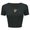 Ladies' Poly-Cotton Crop T-Shirt Thumbnail