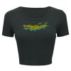 Ladies' Poly-Cotton Crop T-Shirt Thumbnail