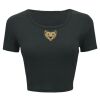 Ladies' Poly-Cotton Crop T-Shirt Thumbnail
