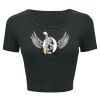 Ladies' Poly-Cotton Crop T-Shirt Thumbnail