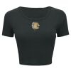 Ladies' Poly-Cotton Crop T-Shirt Thumbnail