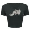 Ladies' Poly-Cotton Crop T-Shirt Thumbnail