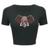 Ladies' Poly-Cotton Crop T-Shirt Thumbnail