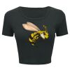 Ladies' Poly-Cotton Crop T-Shirt Thumbnail
