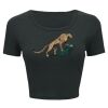 Ladies' Poly-Cotton Crop T-Shirt Thumbnail