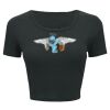 Ladies' Poly-Cotton Crop T-Shirt Thumbnail