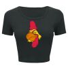 Ladies' Poly-Cotton Crop T-Shirt Thumbnail