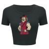 Ladies' Poly-Cotton Crop T-Shirt Thumbnail