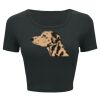 Ladies' Poly-Cotton Crop T-Shirt Thumbnail