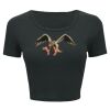 Ladies' Poly-Cotton Crop T-Shirt Thumbnail