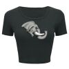 Ladies' Poly-Cotton Crop T-Shirt Thumbnail