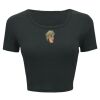 Ladies' Poly-Cotton Crop T-Shirt Thumbnail