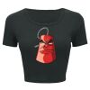 Ladies' Poly-Cotton Crop T-Shirt Thumbnail