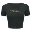 Ladies' Poly-Cotton Crop T-Shirt Thumbnail