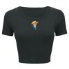 Ladies' Poly-Cotton Crop T-Shirt Thumbnail