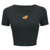 Ladies' Poly-Cotton Crop T-Shirt Thumbnail