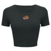 Ladies' Poly-Cotton Crop T-Shirt Thumbnail