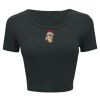 Ladies' Poly-Cotton Crop T-Shirt Thumbnail