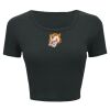Ladies' Poly-Cotton Crop T-Shirt Thumbnail