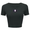 Ladies' Poly-Cotton Crop T-Shirt Thumbnail