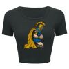 Ladies' Poly-Cotton Crop T-Shirt Thumbnail