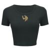 Ladies' Poly-Cotton Crop T-Shirt Thumbnail