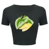 Ladies' Poly-Cotton Crop T-Shirt Thumbnail