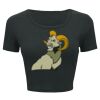 Ladies' Poly-Cotton Crop T-Shirt Thumbnail